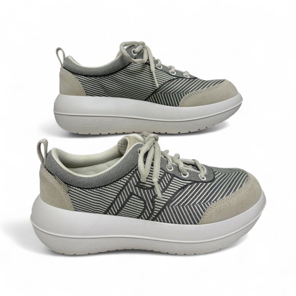 Kybun Women's Bauma 20 Sand Made in Italy Lace Up Platform Sneakers Shoe Size 7
